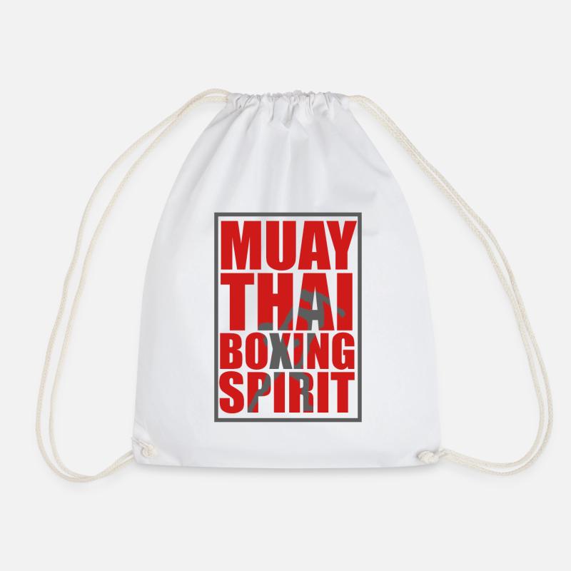 Muay thai - Turnbeutel - Weiß