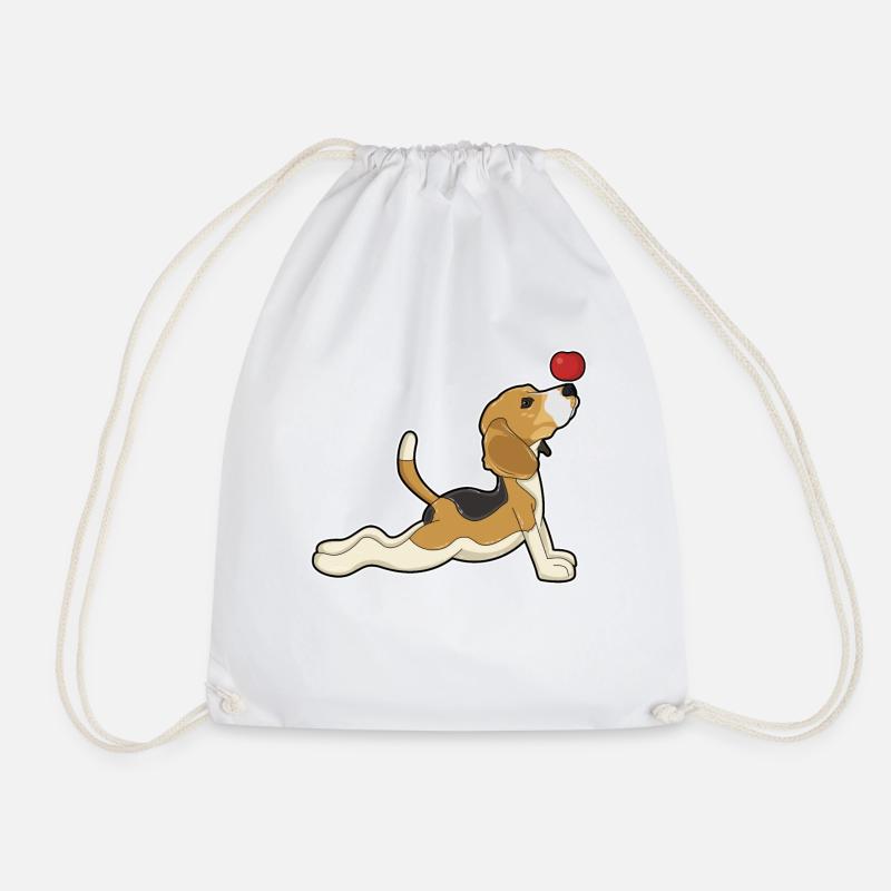 Beagle - Turnbeutel - Weiß