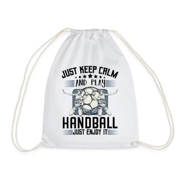 Handball - Turnbeutel - Weiß - Vorne