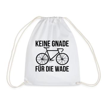 Rennradfahrer - Turnbeutel - Weiß - Vorne