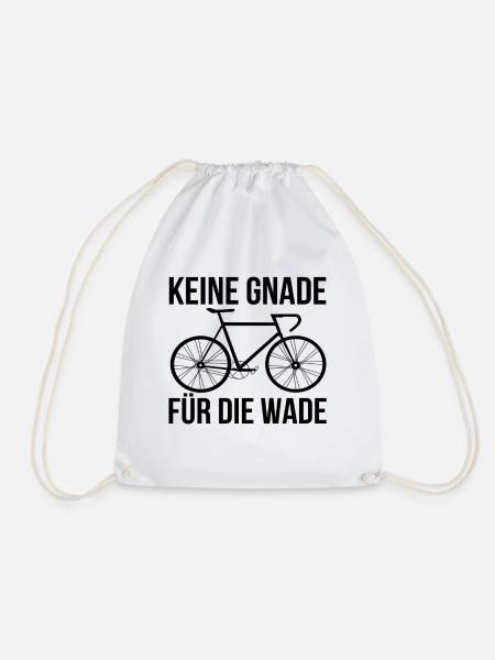 Rennradfahrer - Turnbeutel - Weiß