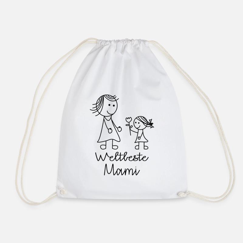Weltbeste Mami - Turnbeutel - Weiß