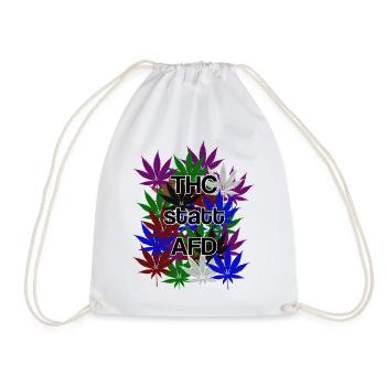 THC instead of AFD - Drawstring Bag - white - Front