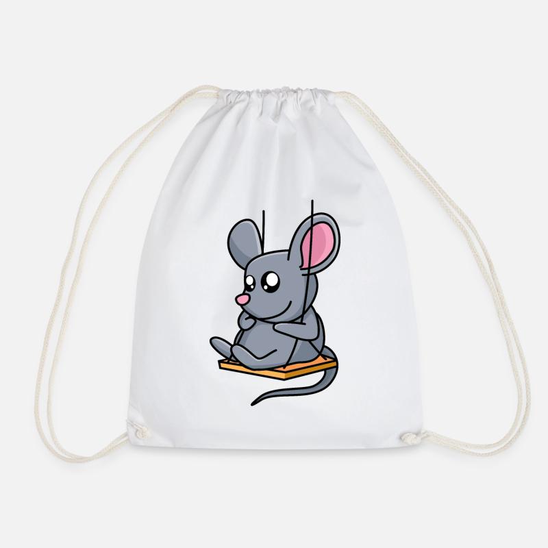 Souris souris swing - conception - Sac de sport léger - blanc