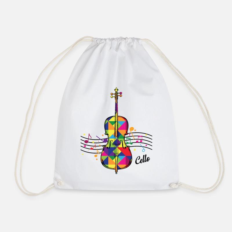 violoncelle - Sac de sport léger - blanc
