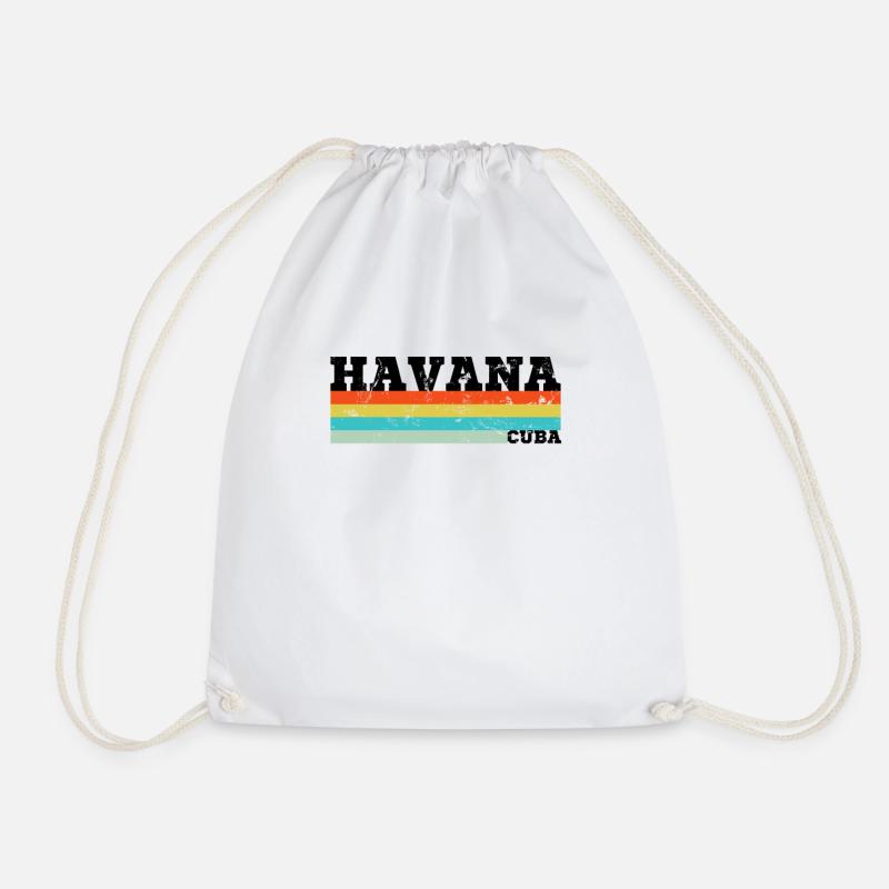 Havanna Kuba - Turnbeutel - Weiß
