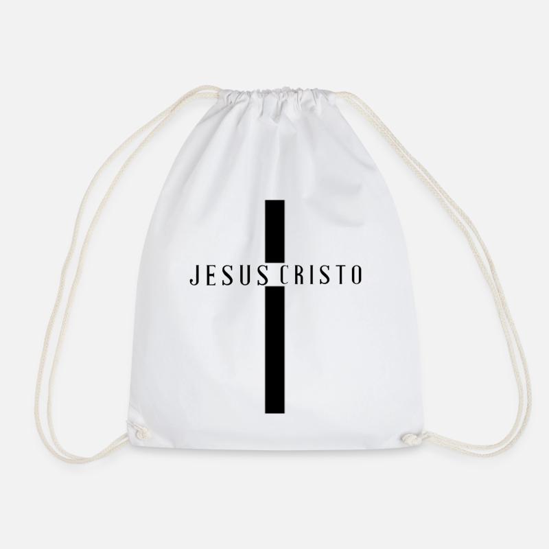Jésus Christ - Sac de sport léger - blanc