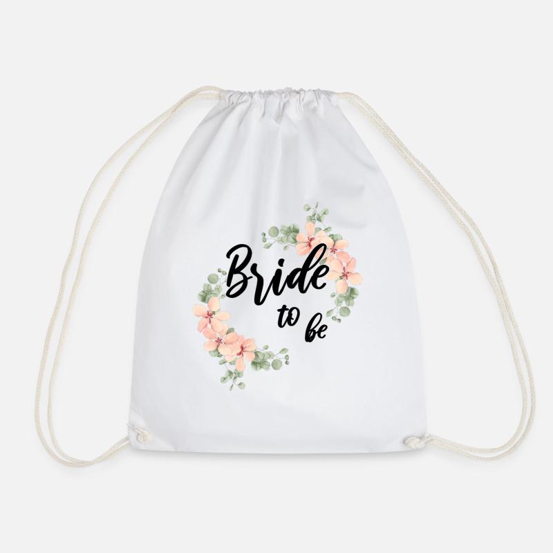 Bride to be JGA Braut Junggesellenabschied - Turnbeutel - Weiß