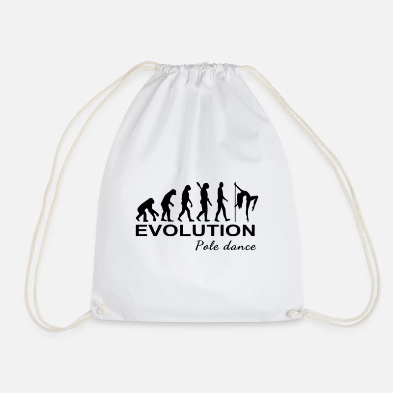 Pole dance Evolution - Turnbeutel - Weiß