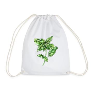basilic - Sac de sport léger - blanc - Devant