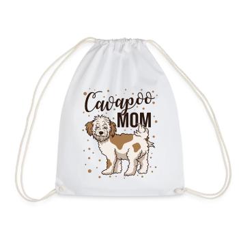 Cavapoo Mom Cute Dog Owner Pet Lover Graphic - Sac de sport léger - blanc - Devant