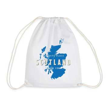 Scotland: Favorite Place, Favorite People - Turnbeutel - Weiß - Vorne
