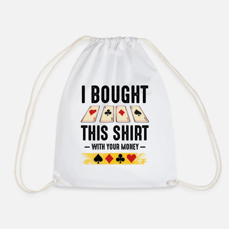 Poker - Sac de sport léger - blanc