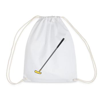 Golf Golf Club Golfsport - Drawstring Bag - white - Front