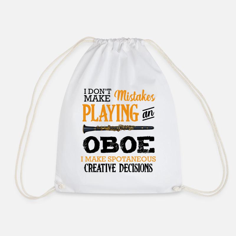 Oboe - Turnbeutel - Weiß