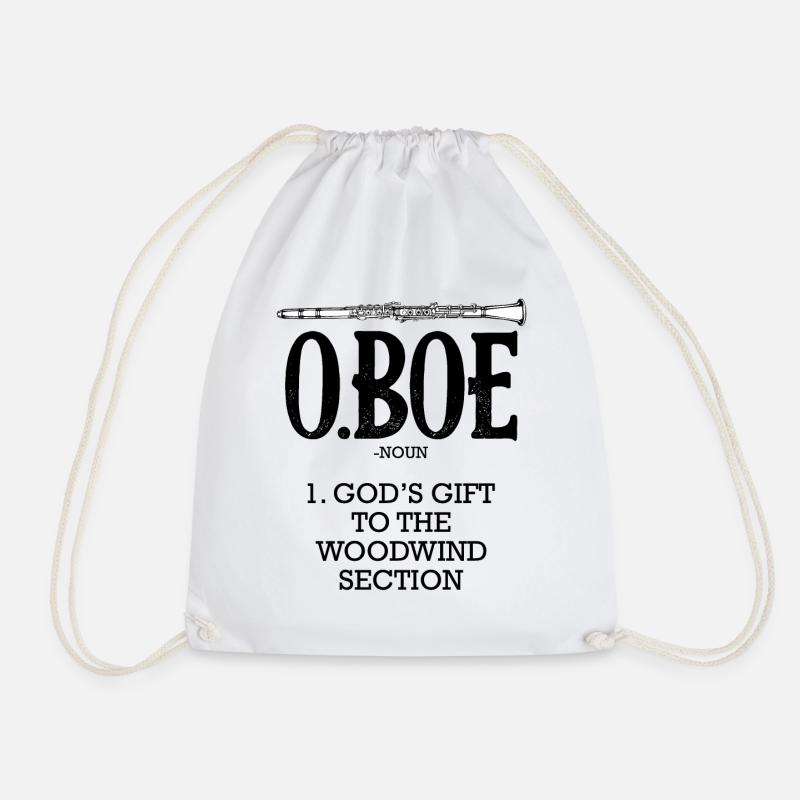 Oboe - Turnbeutel - Weiß