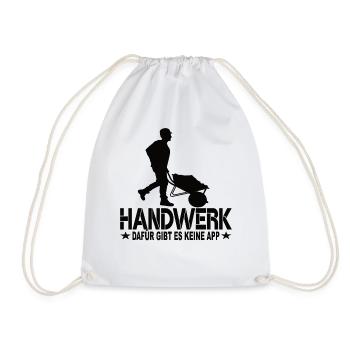 Handwerker - Turnbeutel - Weiß - Vorne