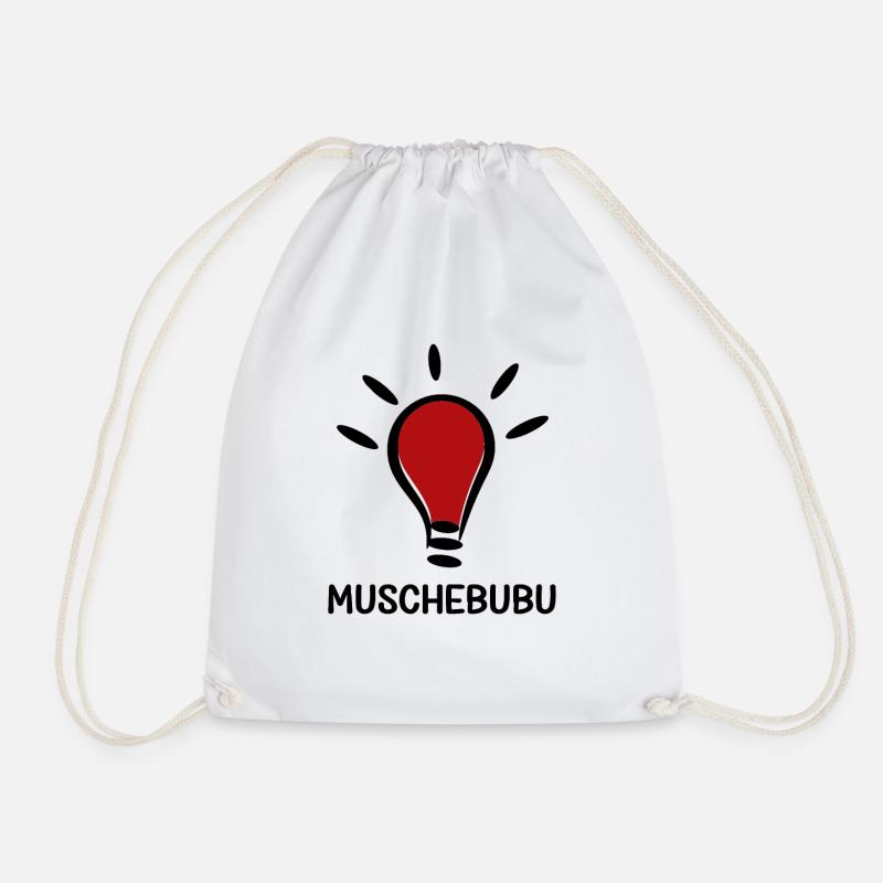 Muschebubu | Sachsen, sächsisch, Sachse, Ossi - Turnbeutel - Weiß