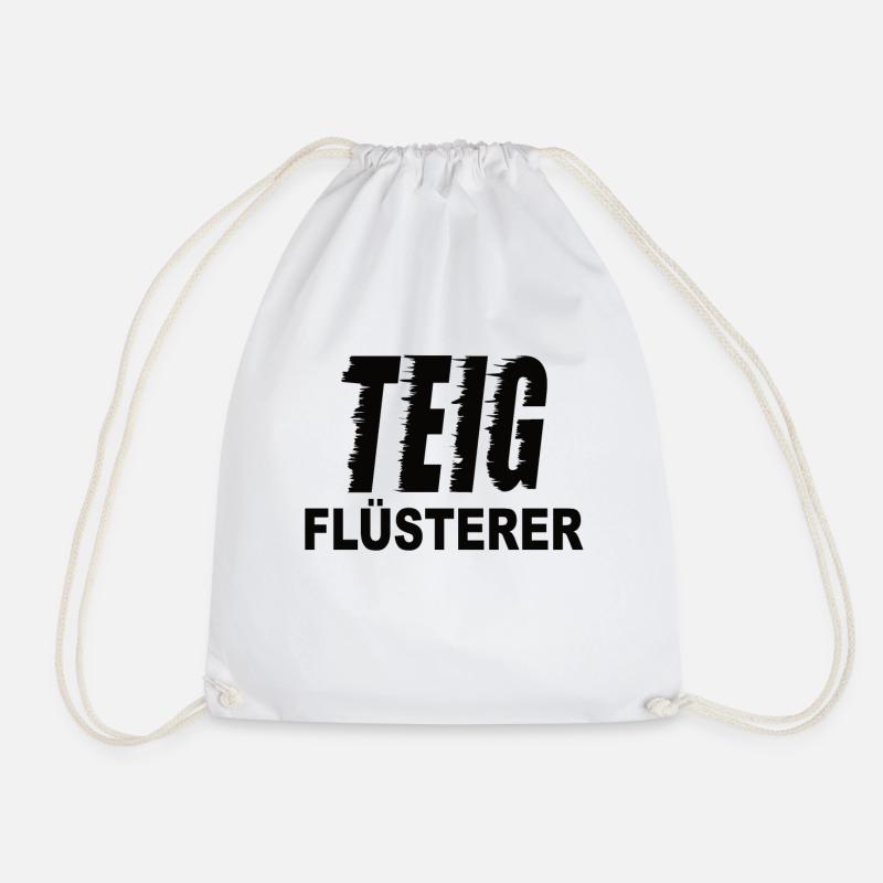 Teig Flüsterer - Turnbeutel - Weiß