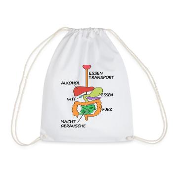 Anatomie Arzt Organe - Turnbeutel - Weiß - Vorne