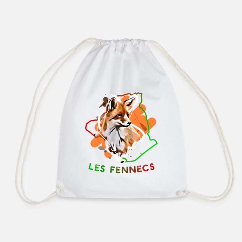 Les fennecs - Sac de sport léger - blanc