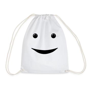 Costume de carnaval partenaire lait et chocolat - Sac de sport léger - blanc - Devant