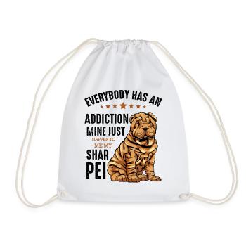 Shar Pei - Turnbeutel - Weiß - Vorne