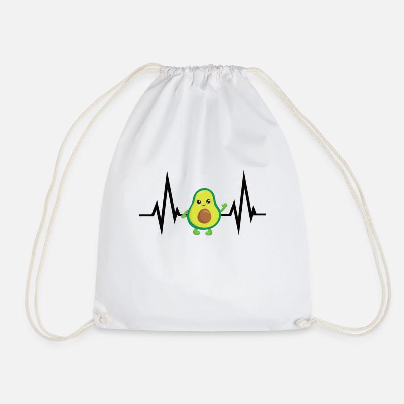 Avocado - Turnbeutel - Weiß