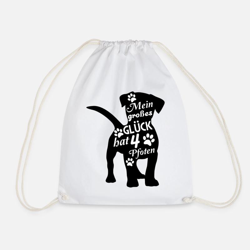 Beagle Besitzer Hundebesitzer Geschenk Spruch - Turnbeutel - Weiß