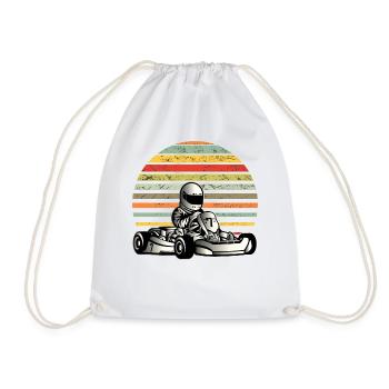 Go Kart Racing Karting Design Hommes - Sac de sport léger - blanc - Devant