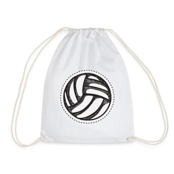 Ball sport water polo - Drawstring Bag - white - Front
