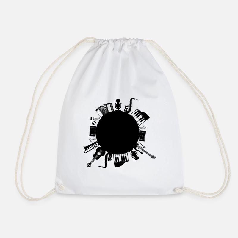 Musical instruments - Drawstring Bag - white