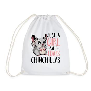 Chinchilla - Turnbeutel - Weiß - Vorne