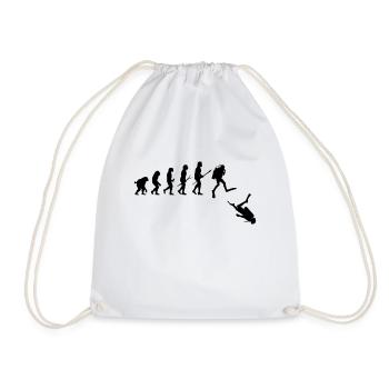 Evolution du plongeur - Sac de sport léger - blanc - Devant