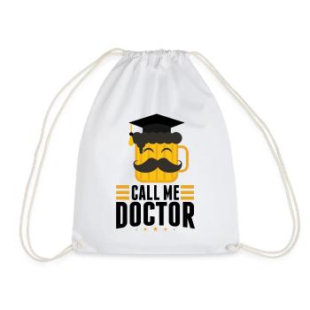 Docteur Doctor Thesis Doctor Robe Doctor - Sac de sport léger - blanc - Devant