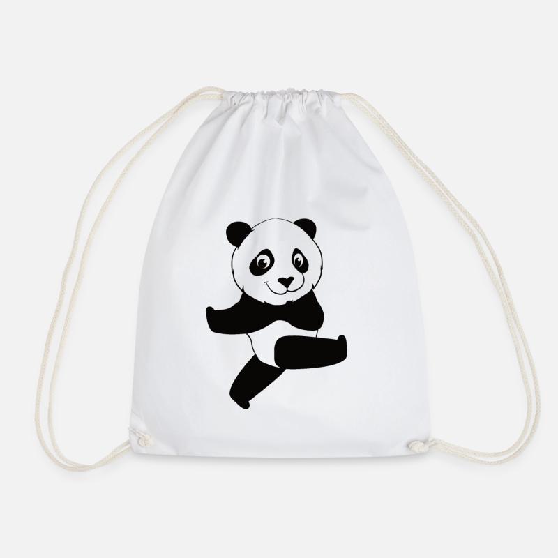 Panda panda bébé panda ours panda bear - Sac de sport léger - blanc