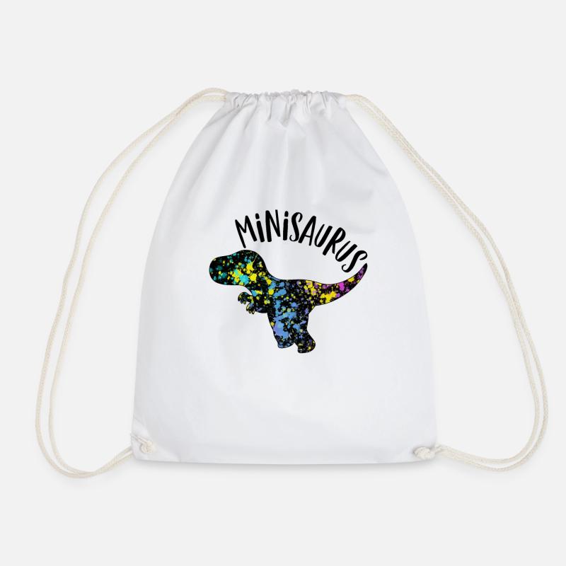 babysaurus - Drawstring Bag - white