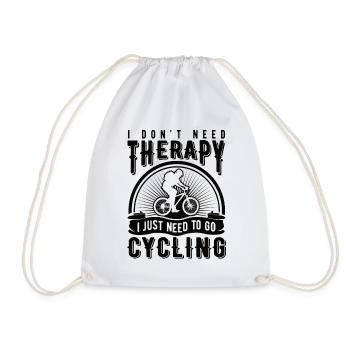 bicycle - Drawstring Bag - white - Front