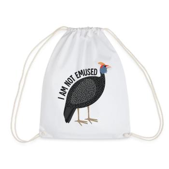 Oiseau émeu drôle disant - Sac de sport léger - blanc - Devant