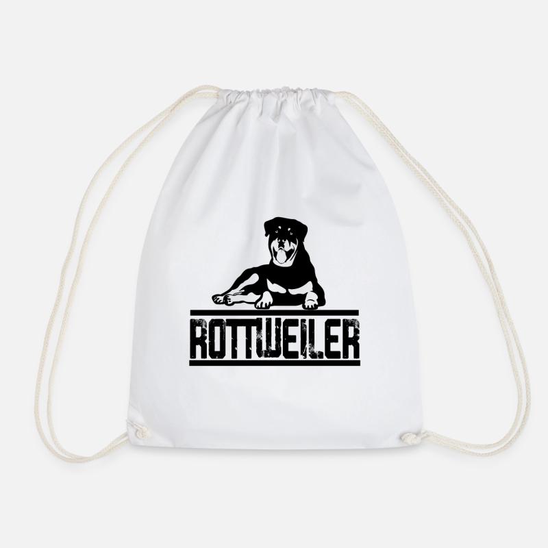 Rottweiler - Turnbeutel - Weiß