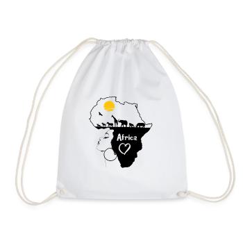 Afrika Afrika - Turnbeutel - Weiß - Vorne
