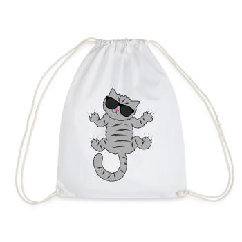 Chat amoureux des chats chat maman cadeau drôle - Sac de sport léger - blanc - Devant
