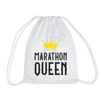 Marathon Queen - Turnbeutel - Weiß - Vorne