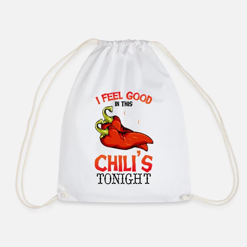 Chili Chilischote - Turnbeutel - Weiß
