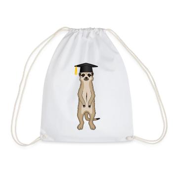Baccalauréat Master Études De Suricate - Sac de sport léger - blanc - Devant