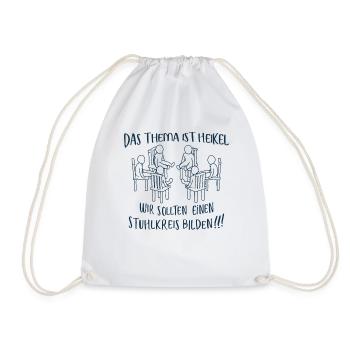 educators educators pedagogy social workers - Drawstring Bag - white - Front