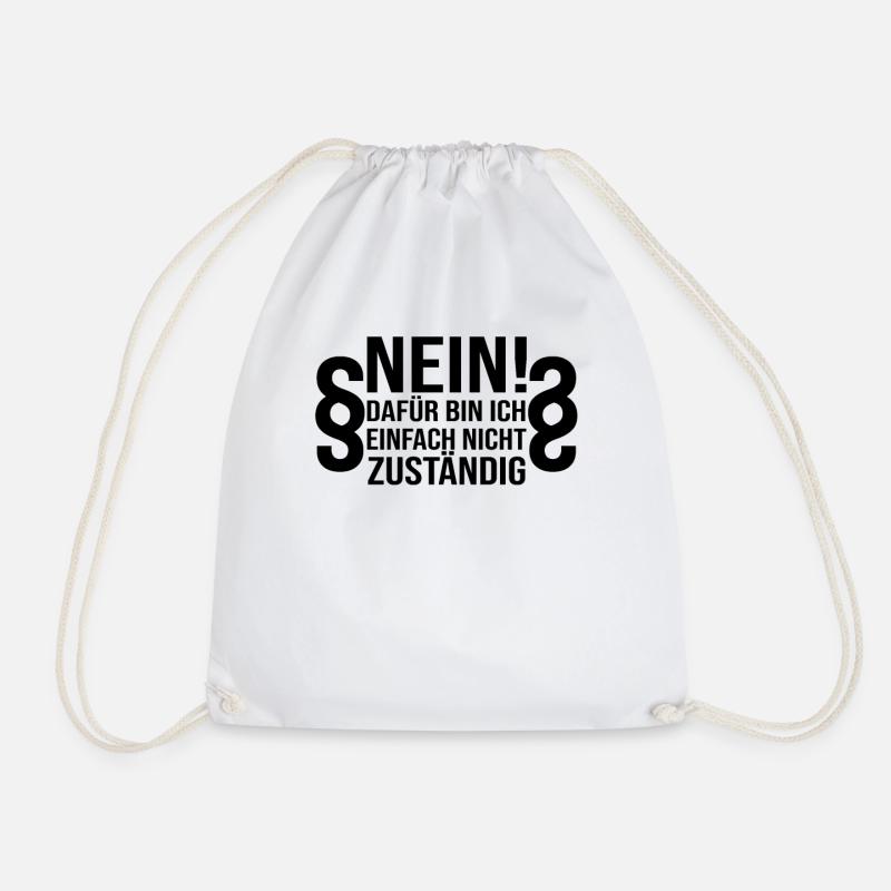 Beamter Verbeamtung Geschenk - Turnbeutel - Weiß