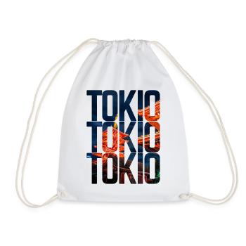 Tokio - Turnbeutel - Weiß - Vorne