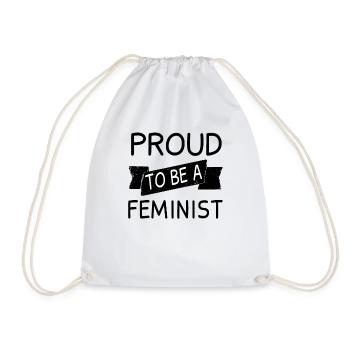 Cadeau féministe féministe féministe - Sac de sport léger - blanc - Devant