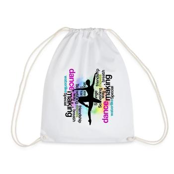 Ballet Ballerina Dance Silhouette - Sac de sport léger - blanc - Devant